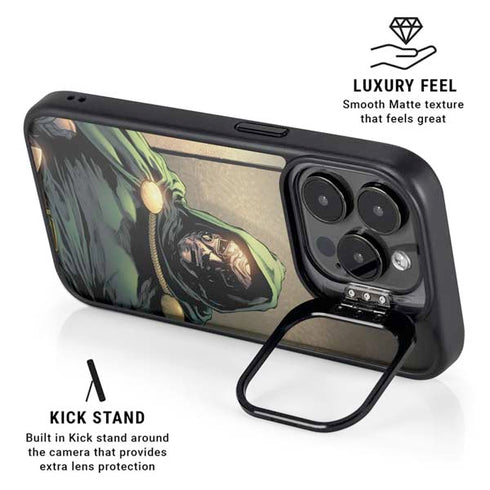 Marvel Dr. Doom Doctor Victor Von Doom iPhone 15 Pro Max Kickstand Case